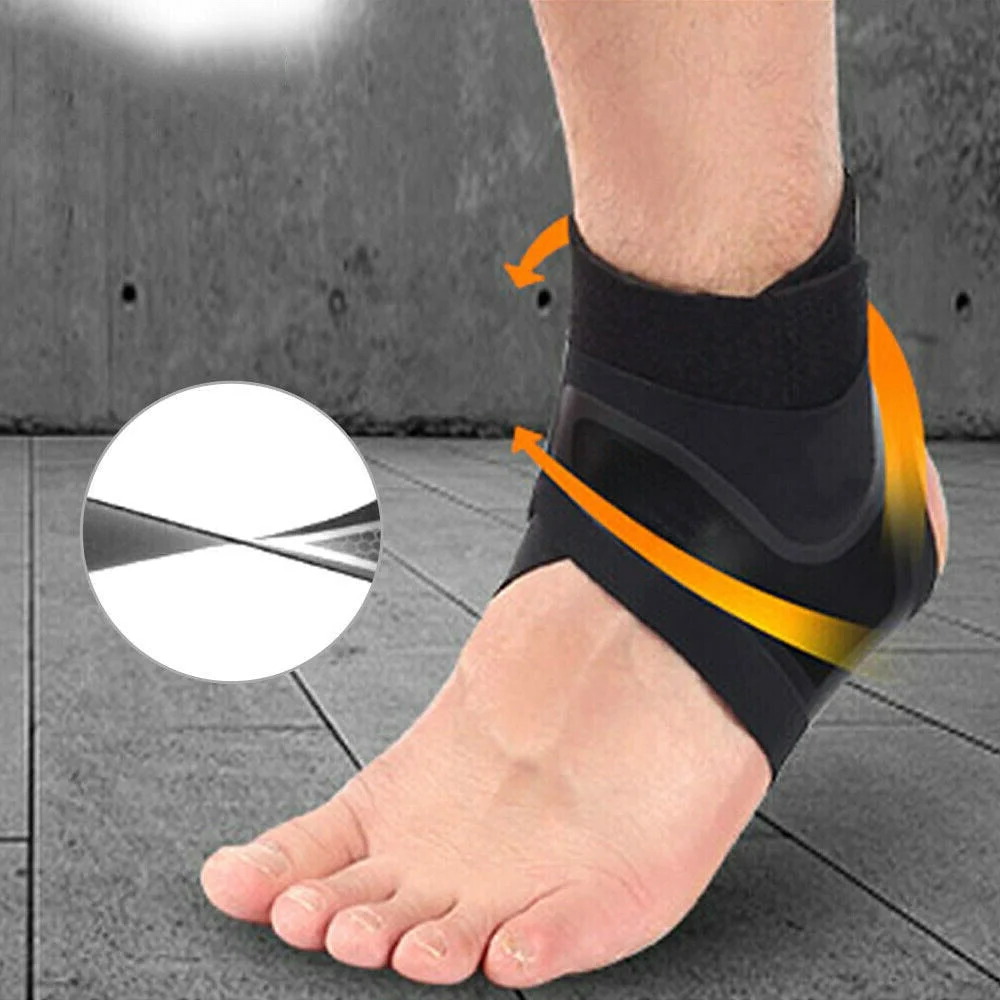 Belro Plantar Ankle X Wrap Brace Support compression sleeve with adjustable straps and breathable fabric for ankle stability.