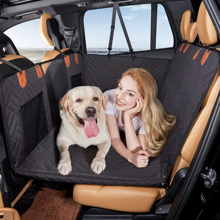 Belro hard bottom car seat cover for dogs, automotive pet seat protector with durable material and secure fit for vehicle seats.
