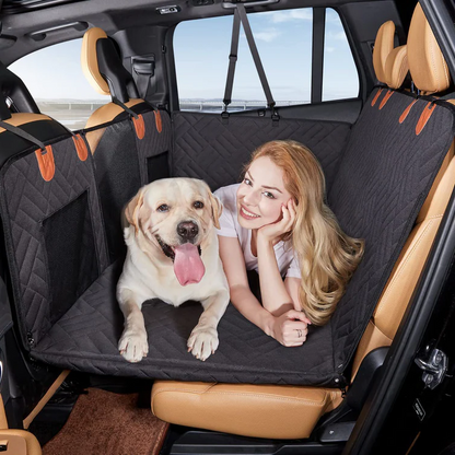 Belro hard bottom car seat cover for dogs, automotive pet seat protector with durable material and secure fit for vehicle seats.