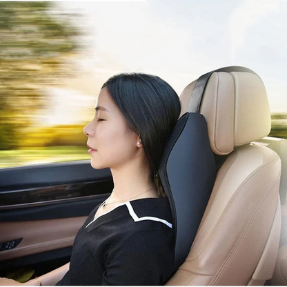 Belro car seat headrest neck rest cushion designed for neck pain relief, providing support and comfort during travel.