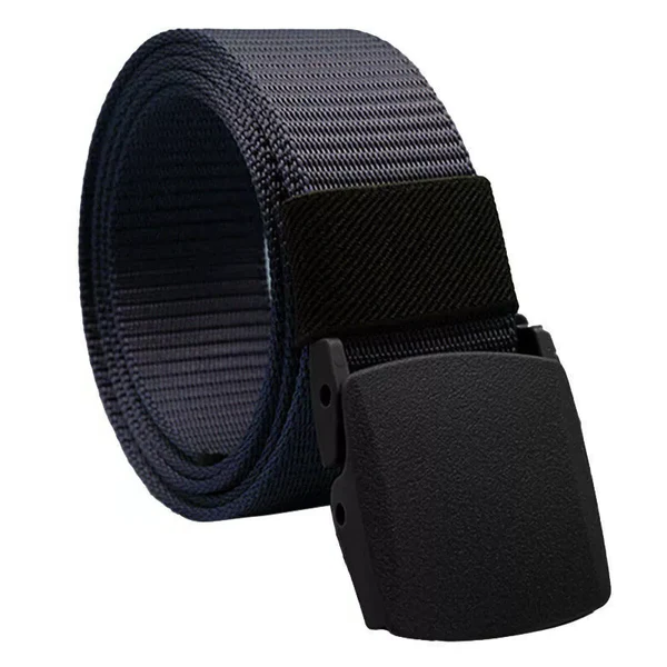 Men's Belro military nylon canvas belt with breathable webbing, durable uniform accessory for casual or tactical wear.