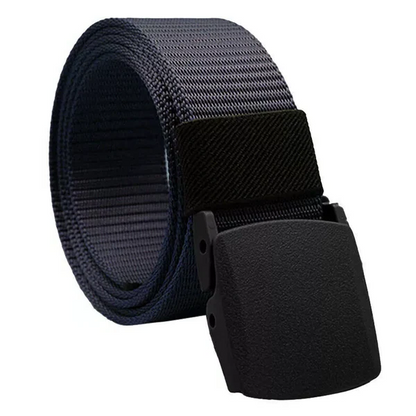 Men's Belro military nylon canvas belt with breathable webbing, durable uniform accessory for casual or tactical wear.