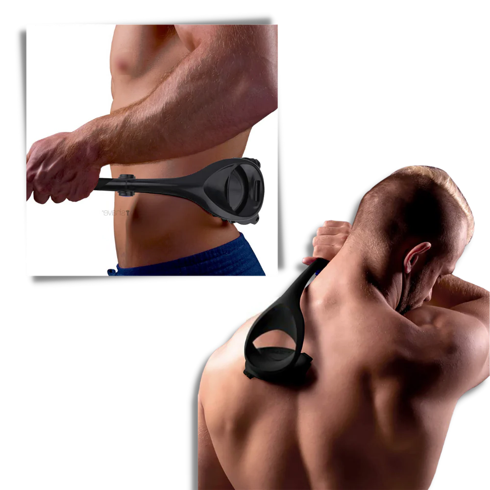 Belro Back & Body Shaver for health and beauty, featuring a sleek handle and precision blades for easy body hair removal.