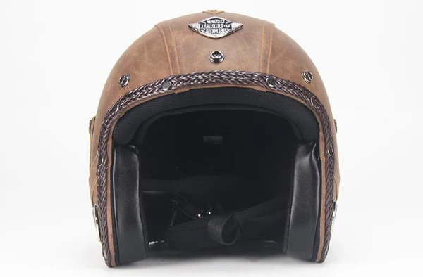Belro retro vintage open face motorcycle helmet with goggles and mask, featuring a classic design and secure strap.