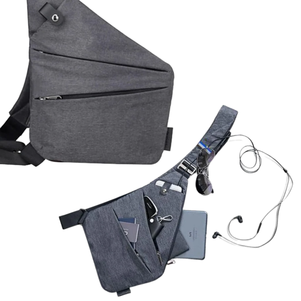 Belro waterproof pocket bag showing compact, durable design with secure closure, suitable for holding cards and small essentials.