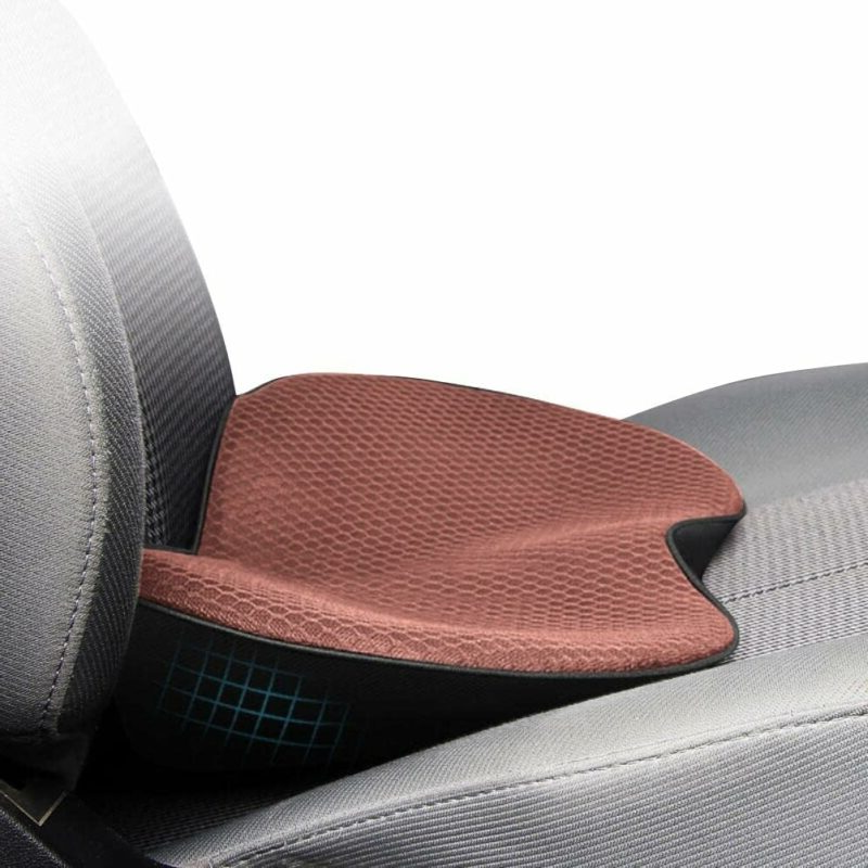 Belro car seat cushion for shorter drivers offering back support, designed to improve comfort during driving.