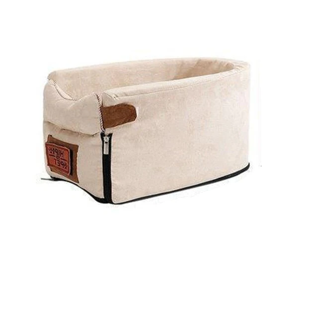 Belro Pet Armrest Safety Seat for small dogs and cats, automotive travel bag designed for secure car travel.