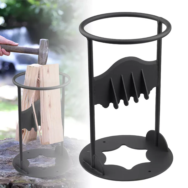 Belro Kindling Cracker firewood splitter tool for safe and efficient wood splitting, made of durable steel with a sturdy base.