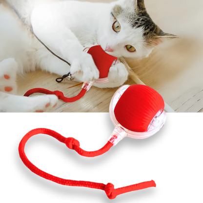 Belro Smart Interactive Cats Ball Toy with colorful spinning features for engaging feline play and entertainment.