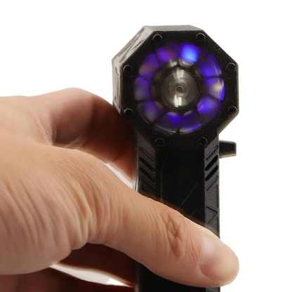 Belro mini turbo jet fan with high-speed duct fan and 110,000 RPM, shown as a compact, powerful air blower device.