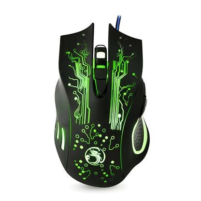 Belro Legendary Dragon gaming mouse with 3200 DPI sensor, ergonomic design, and customizable buttons for computer gaming.