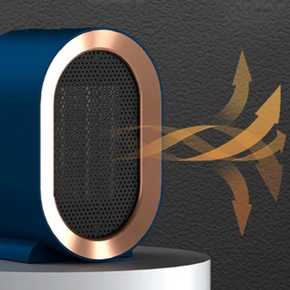 Small Belro portable electric space heater with digital controls, compact design, and energy-efficient operation for home heating.