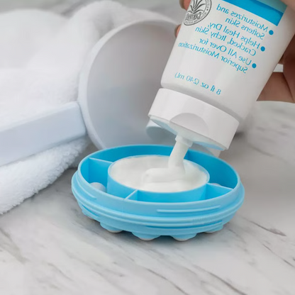 Belro long-handled back lotion applicator and massager with roll-on dispenser for easy skin care and smooth application