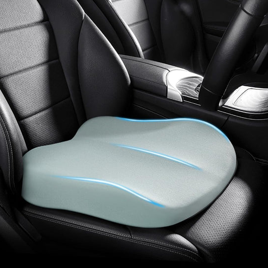 Belro adult car seat booster for sports and outdoors, shown with cushioning and adjustable straps for secure travel comfort.