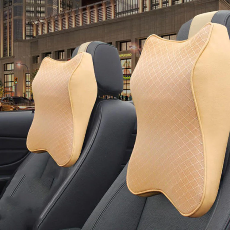 Belro car seat headrest neck cushion for pain relief, ergonomic support for neck and back during travel or long drives.