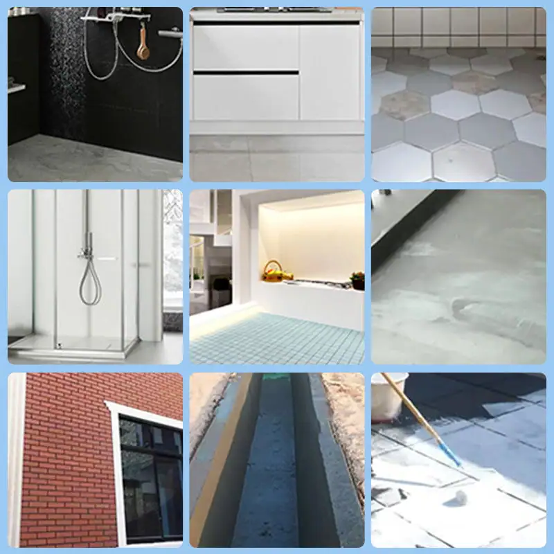 Belro 300g transparent waterproof adhesive sealant for exterior walls, bathroom floors, cracks, and mold proofing.