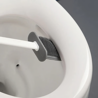 Belro wall-mounted toilet brush and plunger set with modern, space-saving design for bathroom cleaning.
