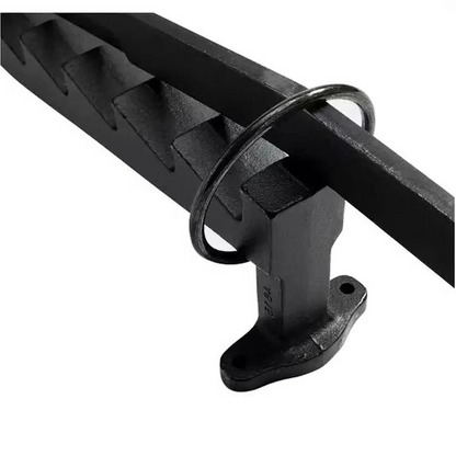 Belro hanging carbon steel firewood chopping machine mounted on wall, portable wood kindling splitter for splitting logs.