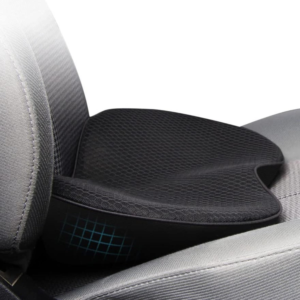 Belro car booster seat cushion for adults, providing back support and comfort, designed for improved posture during driving.