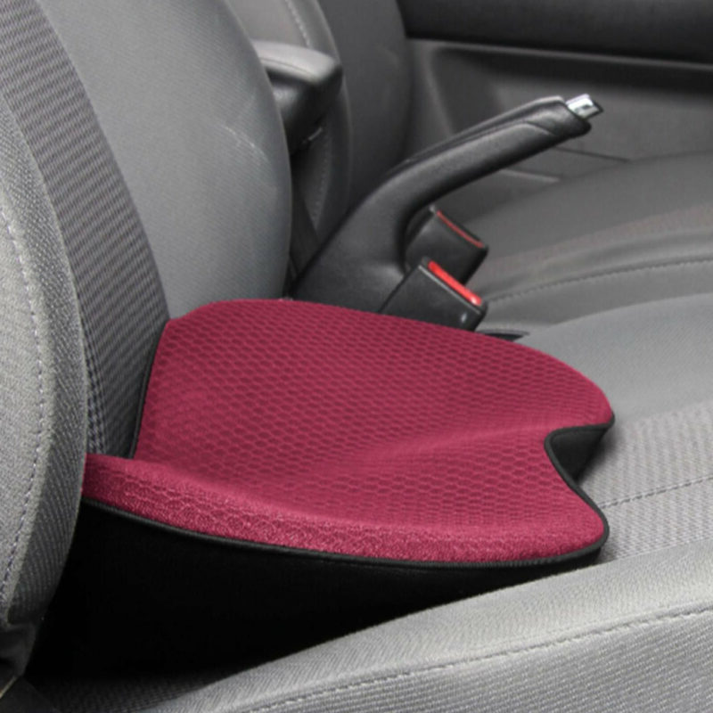 Belro car seat cushion for shorter drivers providing back support and comfort in a health and beauty back brace.