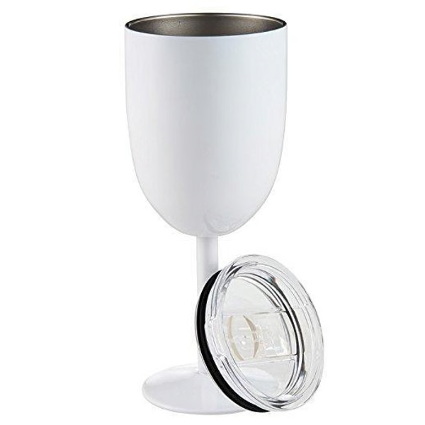 Belro insulated wine cups for home and garden, double-walled stainless steel wine glasses with secure lids for outdoor use.