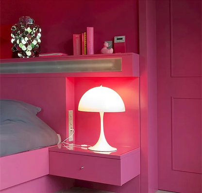 Belro Retro Danish Mushroom Desk Lamp with iconic design, modern lighting for stylish home or office spaces