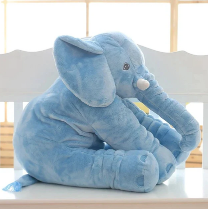 Soft baby elephant cuddle pillow by Belro, featuring plush fabric and adorable elephant design, perfect for cozy comfort.
