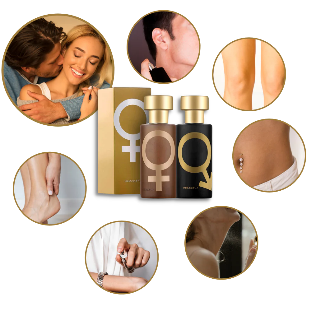 Belro pheromone perfume spray for men and women, featuring a sleek bottle with a spray nozzle in a health and beauty fragrance image.