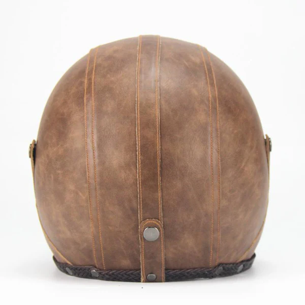 Belro retro vintage open face motorcycle helmet with goggles and mask, featuring classic design and safety features.