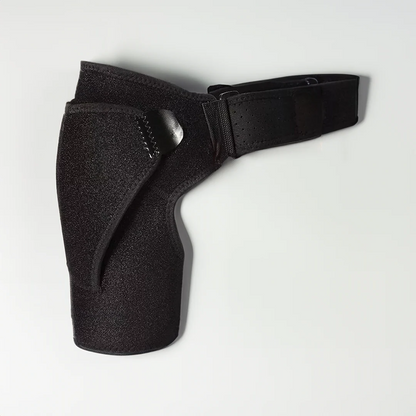Belro shoulder brace for pain relief, adjustable support with straps and padding, designed to stabilize and comfort the shoulder.
