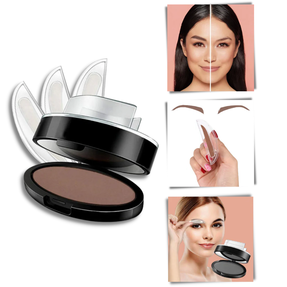 Belro Sleek All-day Eyebrow Stamp, eye makeup product with a compact design for natural, defined eyebrows.