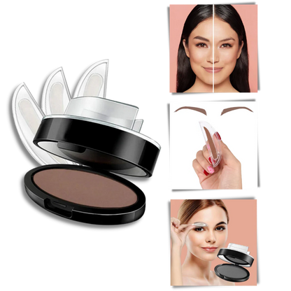 Belro Sleek All-day Eyebrow Stamp, eye makeup product with a compact design for natural, defined eyebrows.