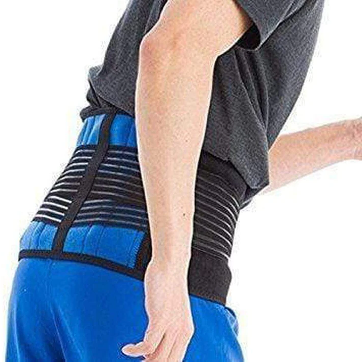 Belro back support brace for lower back and lumbar pain, adjustable suspenders for added comfort and stability