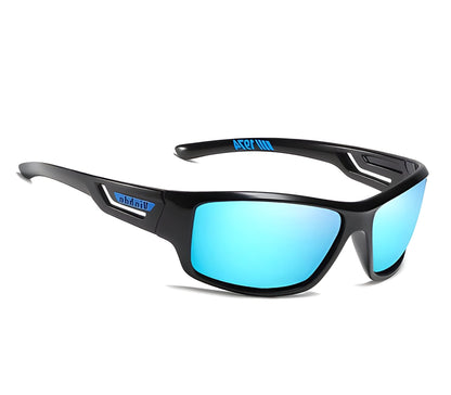 Belro polarized military sunglasses with UV 400 protection, designed for fishing and outdoor activities, featuring dark tinted lenses.