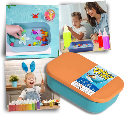Belro Safe Educational Magic Water Elf Kit toy for kids, featuring colorful elf characters and water-based educational play.