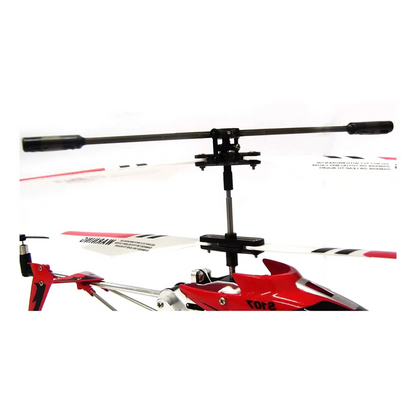 Belro Crimson unbreakable 3.5CH RC helicopter with gyro, mini toy helicopter for indoor and outdoor flying fun.