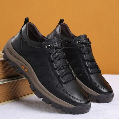 Men’s casual Belro shoes with hand stitching, arch support, non-slip sole, and breathable fabric for comfortable everyday wear.