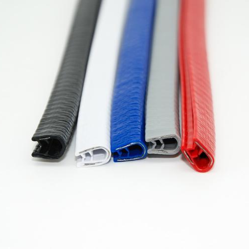 Belro Car Door Edge Protection Strip, tools and hardware accessory, shown installed on car door edge for protection.