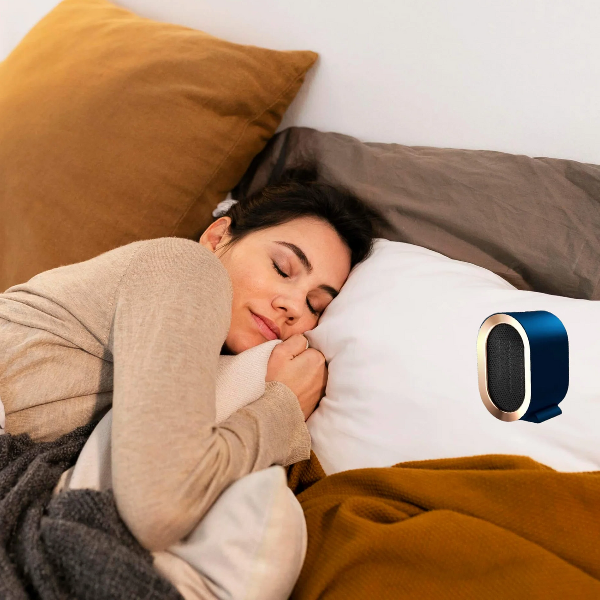 Belro portable electric space heater with compact design, energy-efficient and low power consumption for room heating.