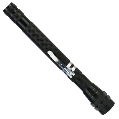 Belro telescopic magnetic LED flashlight with extendable handle and bright light for tools and hardware tasks.
