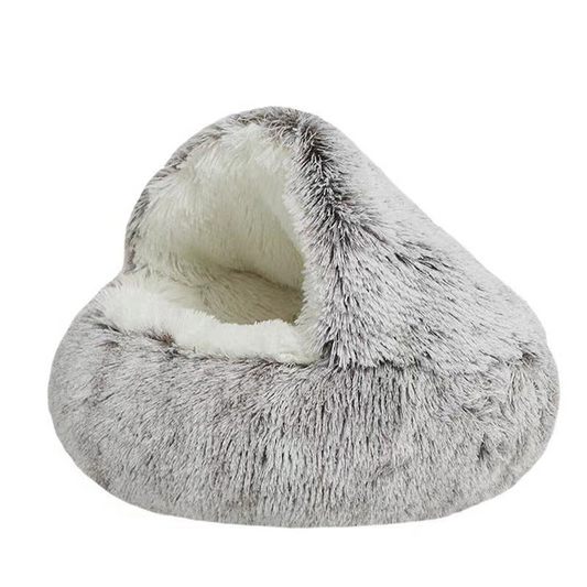 Belro Cozy Pet Bed for dogs and cats with plush fabric, available in multiple sizes and colors, designed for comfort and warmth.