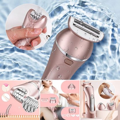 Belro 3-in-1 waterproof electric shaver for women with ergonomic design, suitable for face, legs, and underarms.