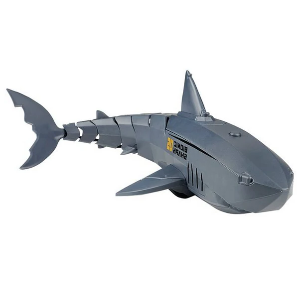 Belro remote control shark submarine toy with electric rechargeable water-resistant design for kids and water play fun.