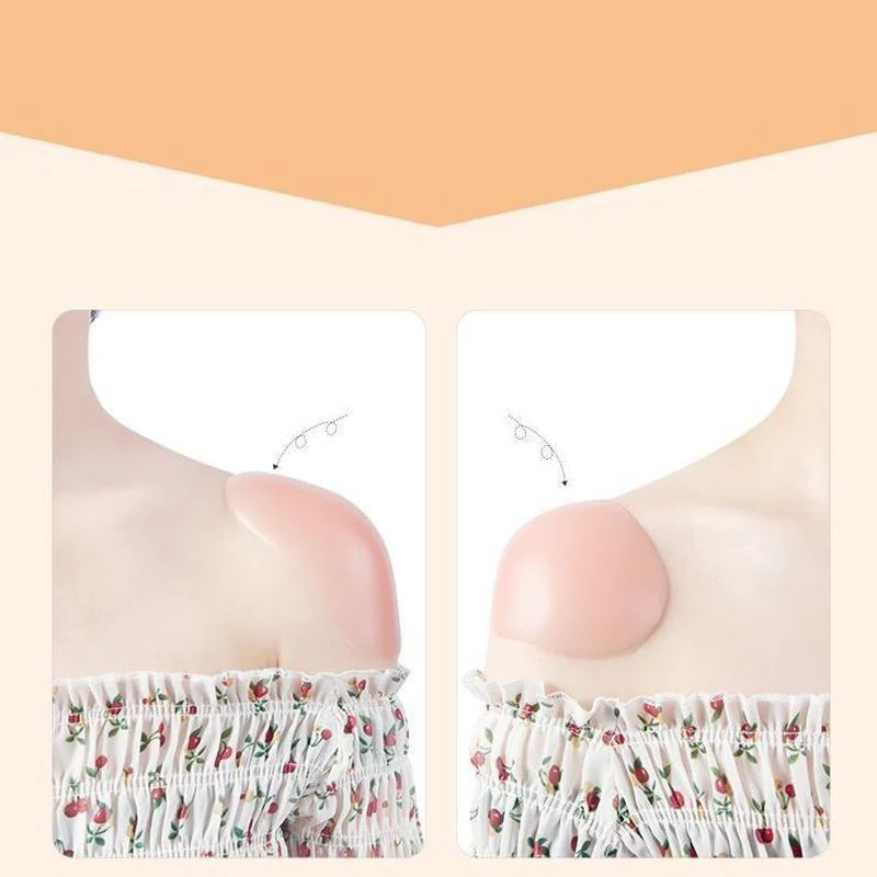 Belro invisible anti-slip shoulder pads for women’s clothing, showing soft, discreet padding for enhanced comfort and support.