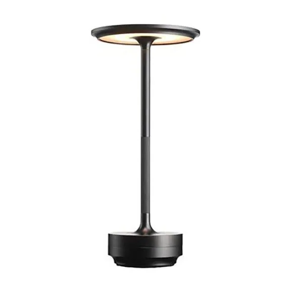 Wireless table lamp by Belro with a modern design, glowing softly on a bedside table as seen in this lighting product image.