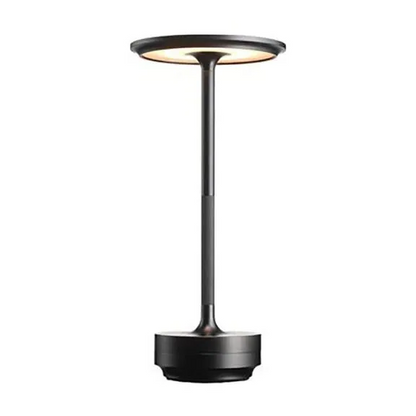 Wireless table lamp by Belro with a modern design, glowing softly on a bedside table as seen in this lighting product image.