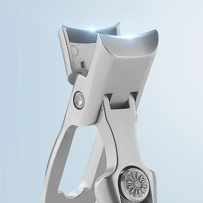 Belro Ultra Sharp Nail Cutter with wide jaw opening for thick nails, designed for precise nail trimming in nail care.