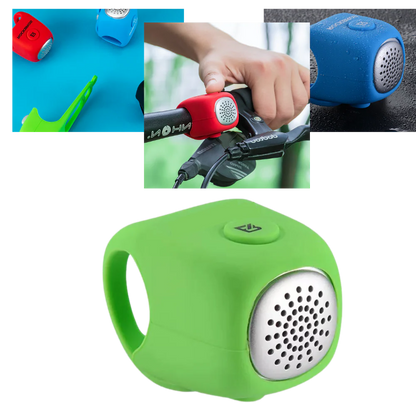 Belro strong bike horn mounted outdoors, designed for bicycles and outdoor use, with a durable and loud sound.