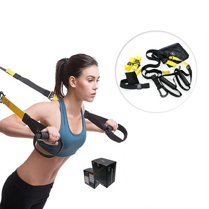 Men's Belro training straps for home gym fitness, durable workout equipment for strength training and exercise routines.