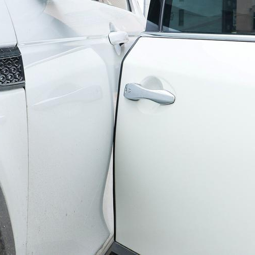 Belro car door edge protection strip installed on vehicle door edge, made of durable rubber for impact and scratch prevention